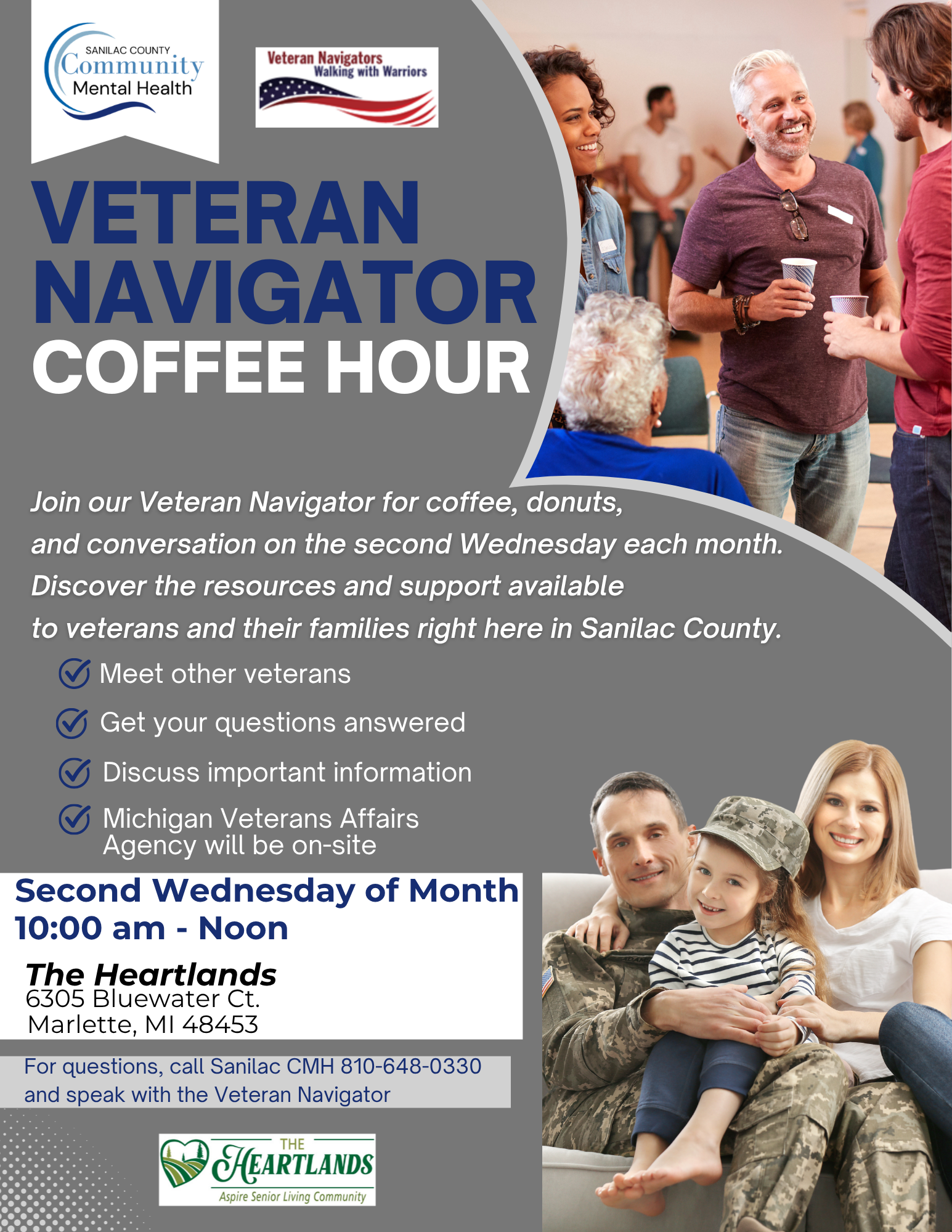 Veteran Navigator Coffee Hour Flyer